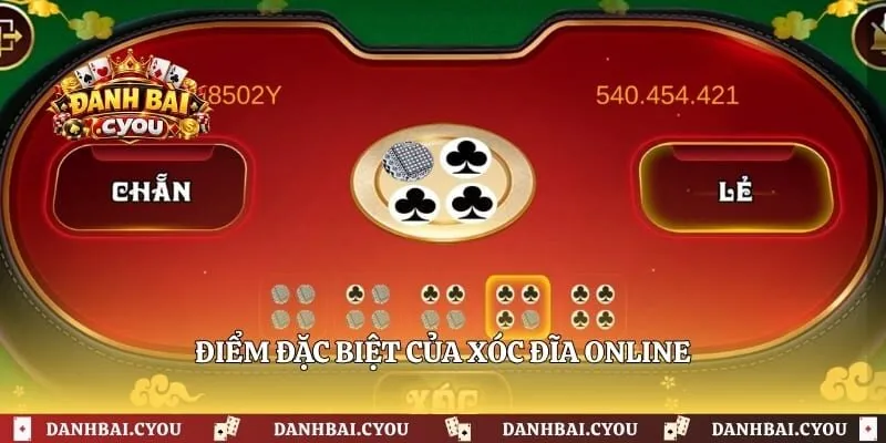 Điểm đặc biệt của xóc đĩa online