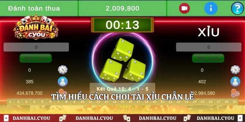 Tìm hiểu cách chơi tài xỉu chẵn lẻ